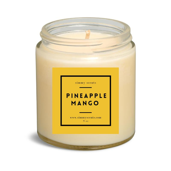 Simmy Scents Scented Single Wick Soy Candles | Eco-Friendly Natural Soy Wax | up to 25 Hours Burn Time | Strawberry & Other Fragrances | Traditional Room Aroma Decor | Perfume Ornaments