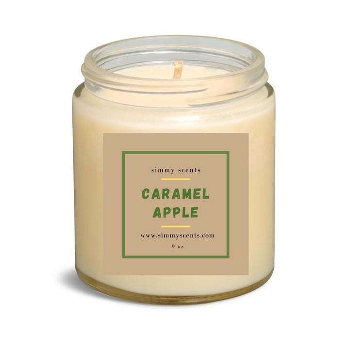 Simmy Scents Scented Single Wick Soy Candles | Eco-Friendly Natural Soy Wax | up to 25 Hours Burn Time | Strawberry & Other Fragrances | Traditional Room Aroma Decor | Perfume Ornaments