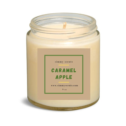 Simmy Scents Scented Single Wick Soy Candles | Eco-Friendly Natural Soy Wax | up to 25 Hours Burn Time | Strawberry & Other Fragrances | Traditional Room Aroma Decor | Perfume Ornaments