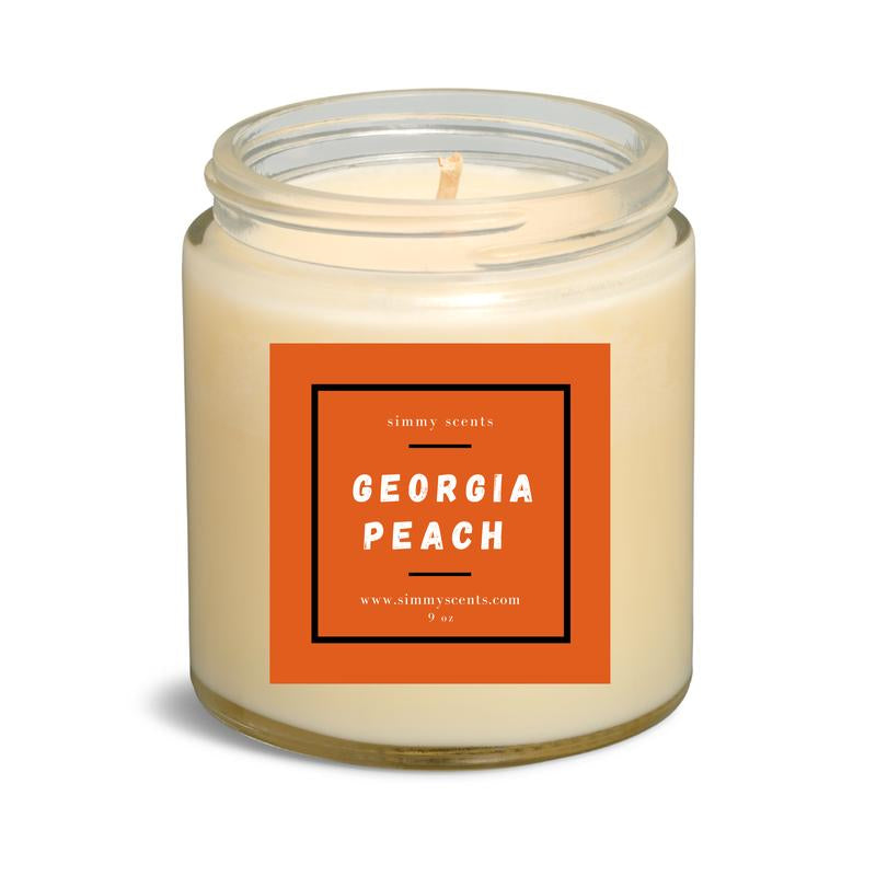 Simmy Scents Scented Single Wick Soy Candles | Eco-Friendly Natural Soy Wax | up to 25 Hours Burn Time | Strawberry & Other Fragrances | Traditional Room Aroma Decor | Perfume Ornaments