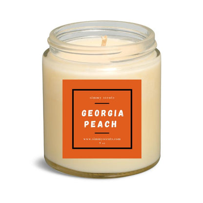 Simmy Scents Scented Single Wick Soy Candles | Eco-Friendly Natural Soy Wax | up to 25 Hours Burn Time | Strawberry & Other Fragrances | Traditional Room Aroma Decor | Perfume Ornaments
