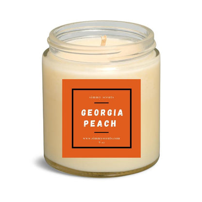Simmy Scents Scented Single Wick Soy Candles | Eco-Friendly Natural Soy Wax | up to 25 Hours Burn Time | Strawberry & Other Fragrances | Traditional Room Aroma Decor | Perfume Ornaments